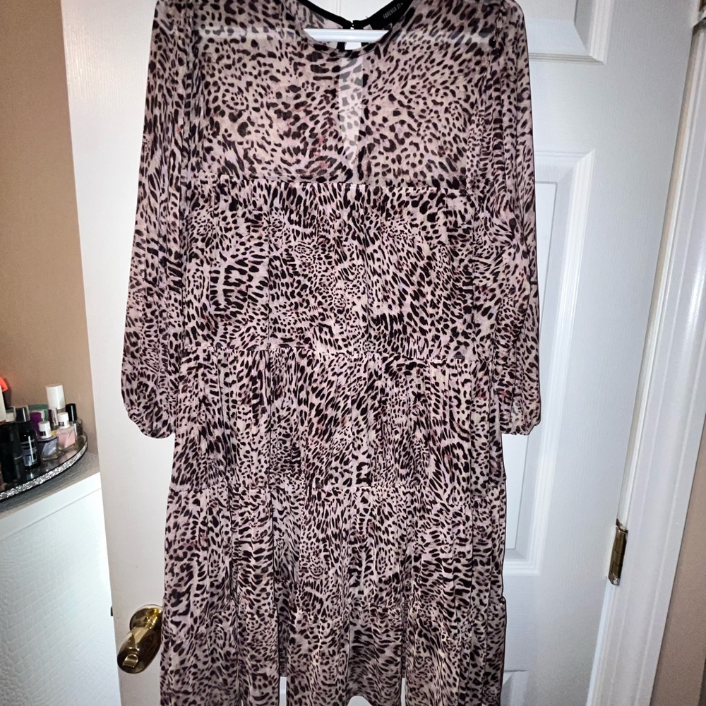 Leopard Print Women's Dress